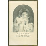 Image religieuse. Ecce panis angelorum.