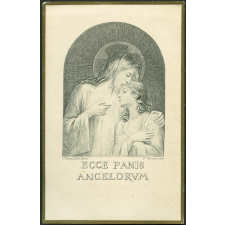 Image religieuse. Ecce panis angelorum.