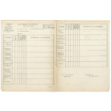 Cahier de textes. Classe de 1e B. Ecole Normale d'Institutrices. Rouen. 1966-1967. 
