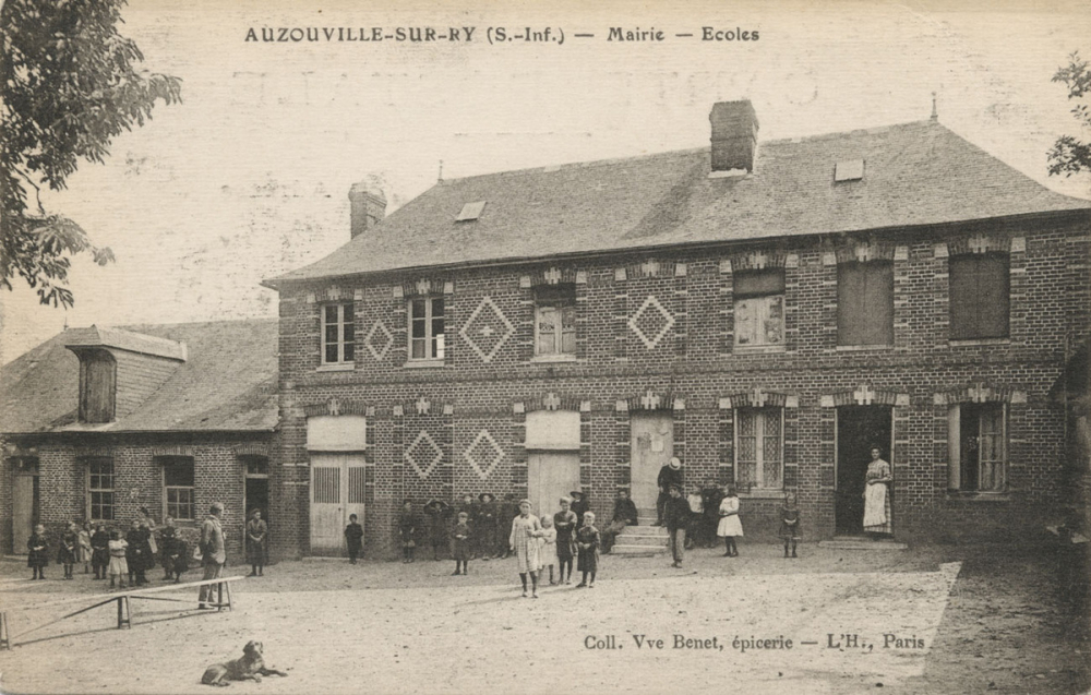 Auzouville-sur-Ry (S.-Inf.) - Mairie-Ecoles.