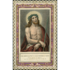 Image religieuse. Jésus montré au peuple. Jesus mostrado al pueblo.