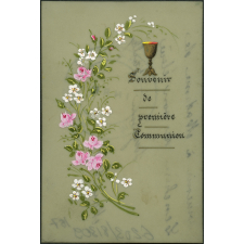 Image religieuse. Souvenir de première communion.