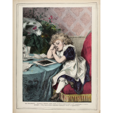 Bébé sait lire. Suite au grand Alphabet-Album Bébé saura bientôt lire. Courtes historiettes enfantines servant d'exercices de lectures.