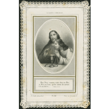 Image religieuse. La Sainte Communion.