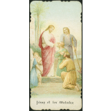 Image religieuse. Jésus et les malades.