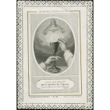 Images religieuses. Un Dieu qui s'offre à un Dieu.