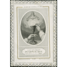Images religieuses. Un Dieu qui s'offre à un Dieu.