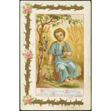 Image religieuse. Que rendrai-je au Seigneur pour tous les biens que j'ai reçu de lui.