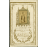 Image religieuse. Notre-Dame du Sacré-Coeur priez pour nous.