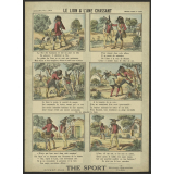 Le Lion & l'âne chassant.