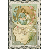 Image religieuse. Si vous m'aimez, imitez moi.
