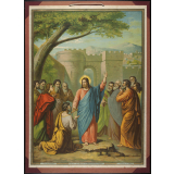Tableau mural. Je crois à la rémission des péchés. 