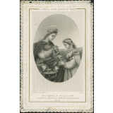 Image religieuse. La parure d'une enfant de Marie.