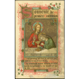 Image religieuse. Souvenir de première communion.