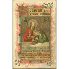 Image religieuse. Souvenir de première communion.