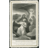 Image religieuse. Jésus à Pie IX.