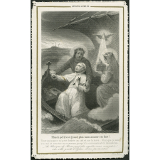 Image religieuse. Jésus à Pie IX.