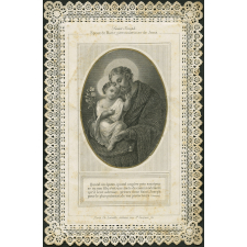 Image religieuse. Saint Joseph. Epoux de Marie, père nourricier de Jésus.