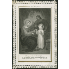 Image religieuse. Le mystère de la Sainte Enfance.