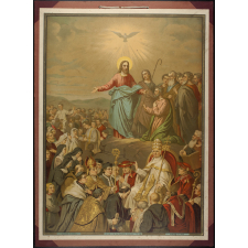 Tableau mural. A la Sainte Eglise.