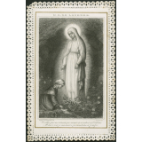 Image religieuse. N-D. de Lourdes.