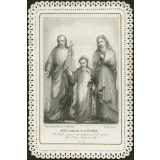 Image religieuse. Jésus croissait et se fortifiait. Il était rempli de sagesse et la grâce de Dieu était en lui.