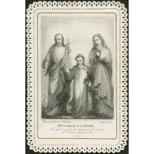 Image religieuse. Jésus croissait et se fortifiait. Il était rempli de sagesse et la grâce de Dieu était en lui.