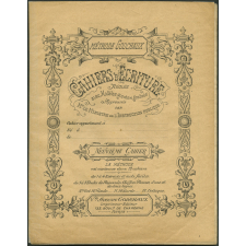Cahier d'écriture/ 9è cahier.