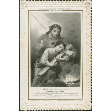 Image religieuse. L'humble espérance triomphe de tout.