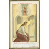 Image religieuse. IIIe mystère douloureux. Le silence dans les humiliations.