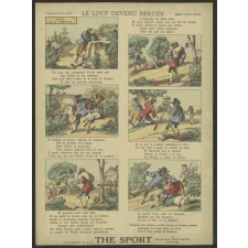 Le Loup devenu berger (Fable de La Fontaine).
