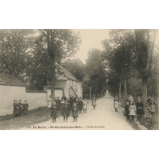 2780 - En Berry - St-Germain-des-Bois - Route de Levet.