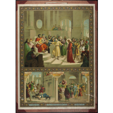 Tableau mural. Huitième commandement de Dieu : Faux témoignage...(Suite).
