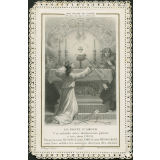 Image religieuse. Le poste d'amour.