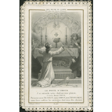 Image religieuse. Le poste d'amour.