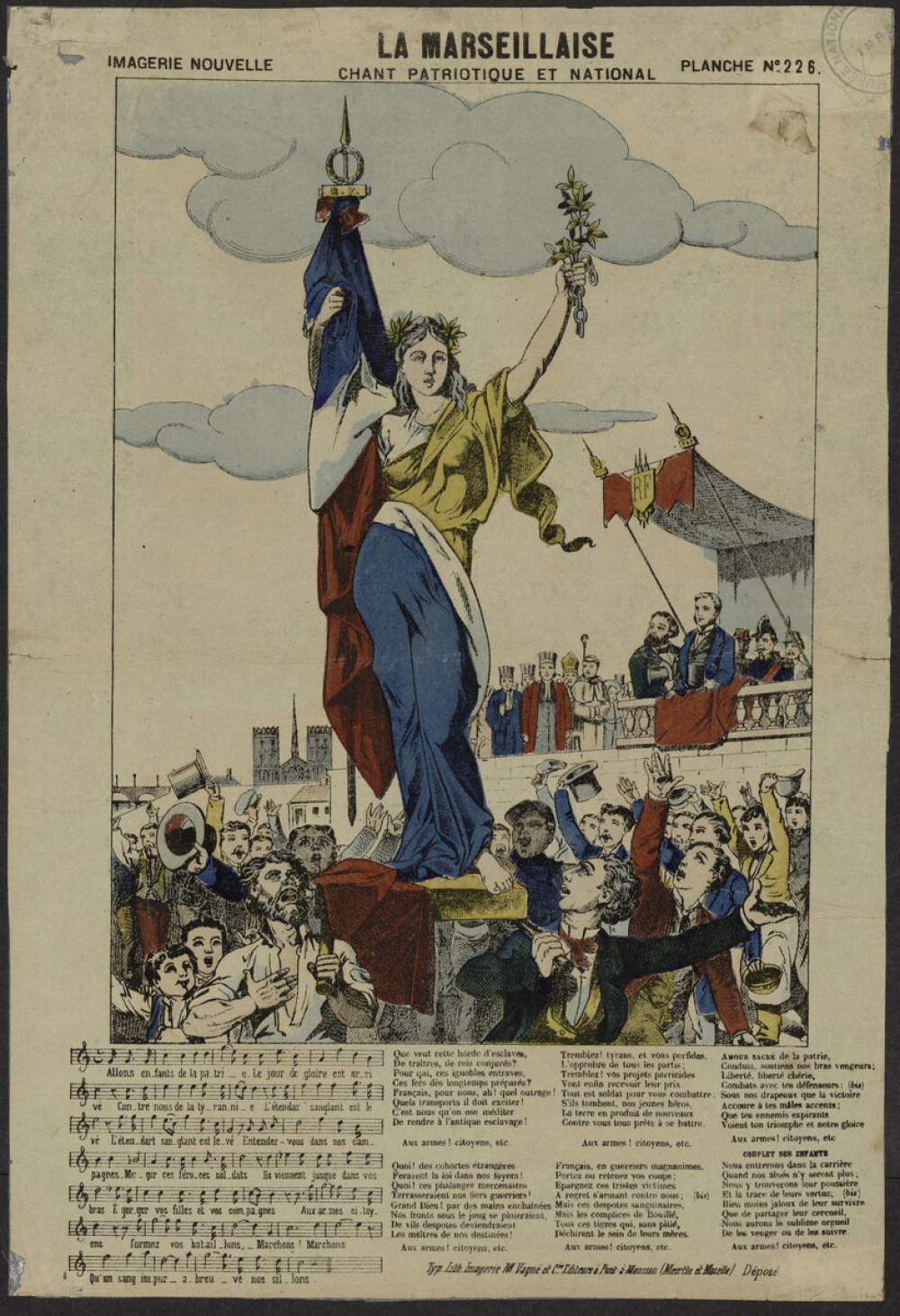 La Marseillaise. Chant patriotique et national.