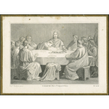 Image religieuse. La Cène. 