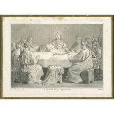 Image religieuse. La Cène.