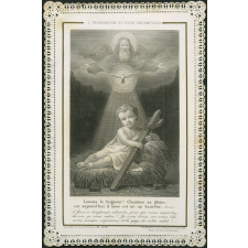 Image religieuse. L'incarnation du divin rédempteur.