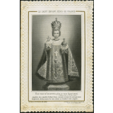 Image religieuse. Le Saint Enfant Jésus de Prague.
