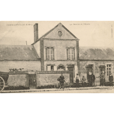 Cormainville (E.-&-L.) - La Mairie et l'Ecole.