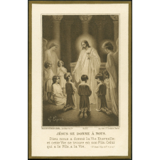 Image religieuse. Jésus se donne à nous.