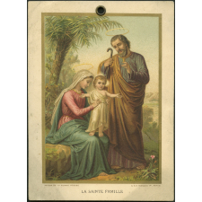 Image religieuse. La Sainte Famille.