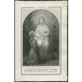 Image religieuse. La modestie.
