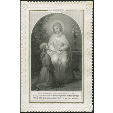 Image religieuse. La modestie.