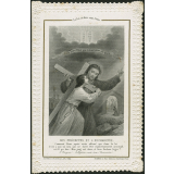 Image religieuse. Les préceptes et l'eucharistie.