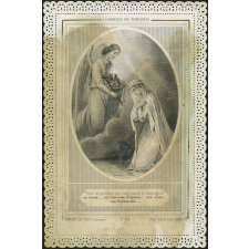Image religieuse. La corbeille des fiançailles.