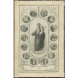 Images religieuses. A St Joseph. Patron de l'Eglise Universelle.