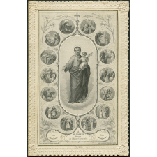 Images religieuses. A St Joseph. Patron de l'Eglise Universelle.