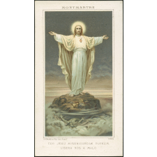 Image religieuse. Cor Jésu misericordiae plenum libera nos a malo.